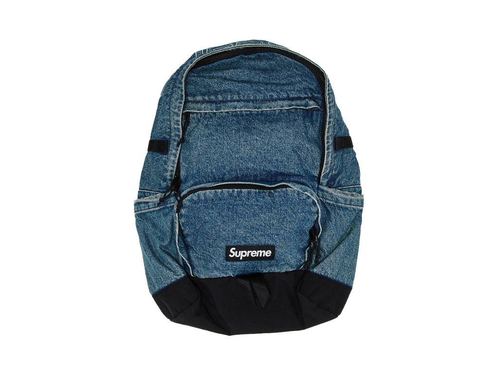 Supreme Denim Backpack Washed Indigo