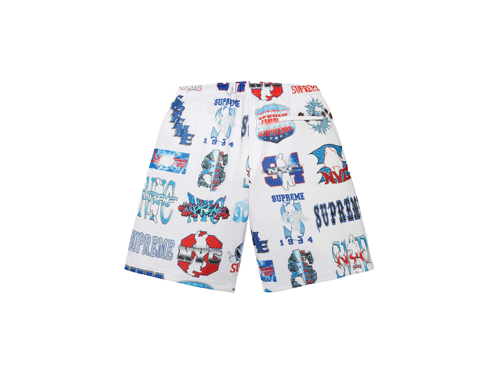 Supreme Flash Mesh Short White-Supreme-pikastore.cz