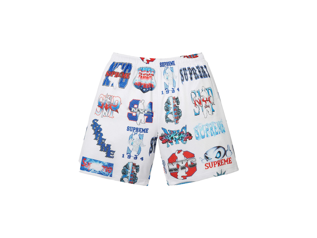 Supreme Flash Mesh Short White-Supreme-pikastore.cz