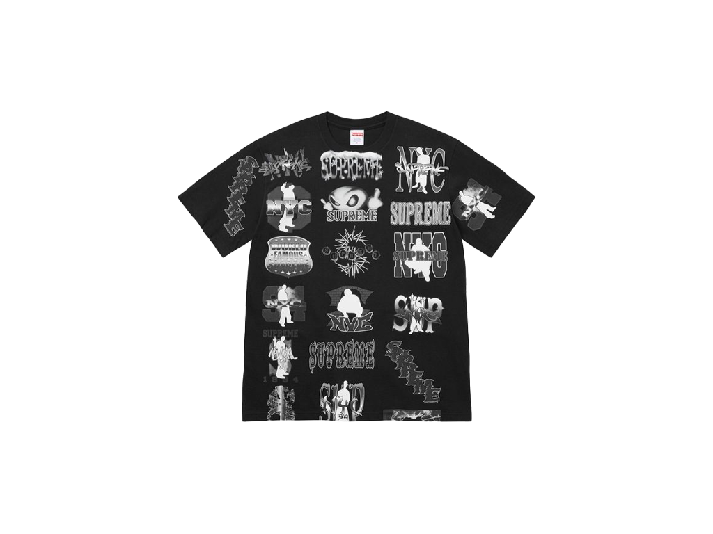 Supreme Flash Tee Black-Supreme-pikastore.cz