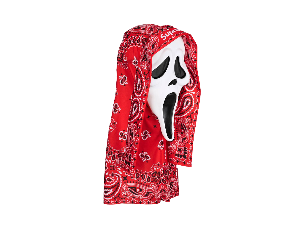 Supreme Ghostface Bandana Mask Red-Supreme-pikastore.cz