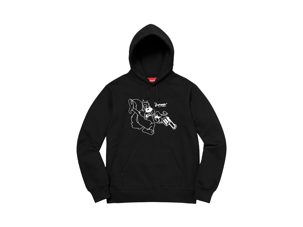 Supreme Lee Hooded Sweatshirt Black-Supreme-pikastore.cz