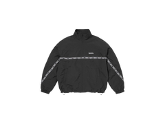 Supreme Logo Taping Track Jacket Black