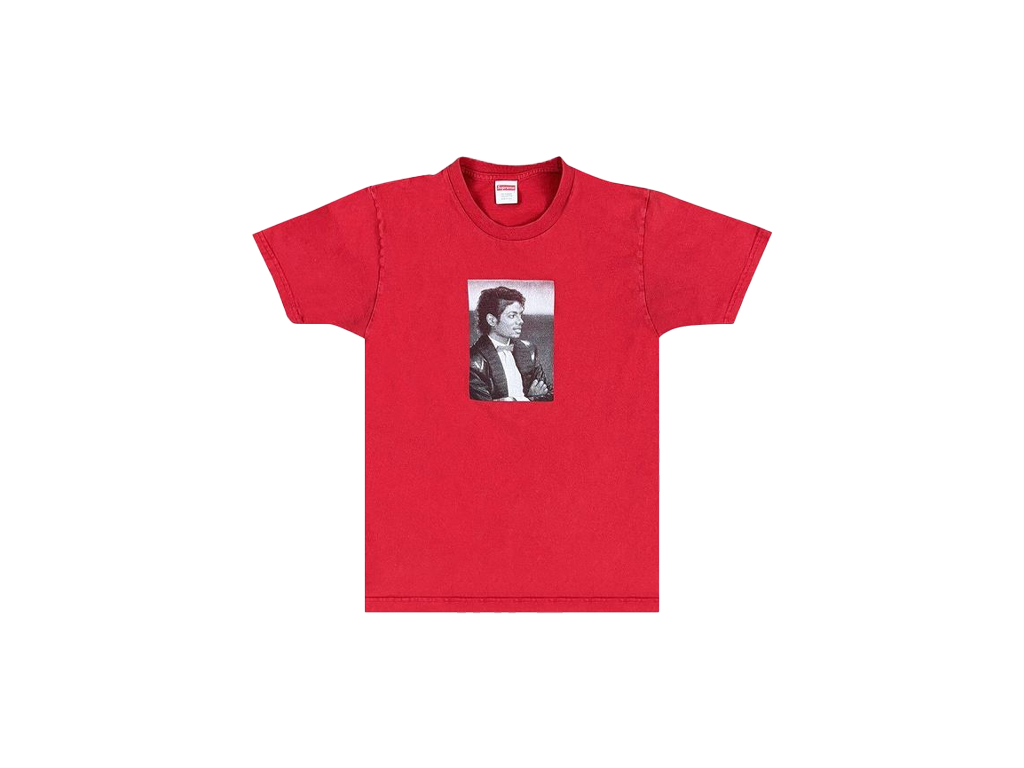 Supreme Michael Jackson Tee Red-Supreme-pikastore.cz