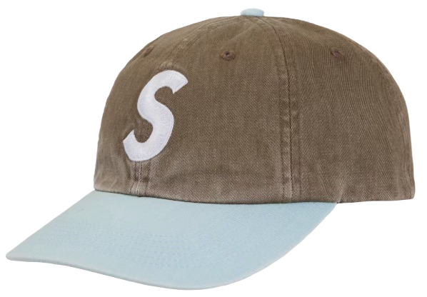 Supreme Pigment Coated 2-Tone S Logo 6-Panel Brown-Supreme-pikastore.cz