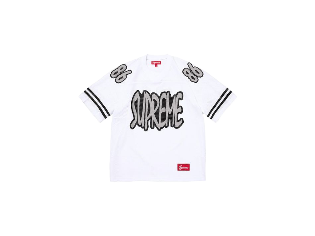 Supreme Reflective Football Jersey White-Supreme-pikastore.cz