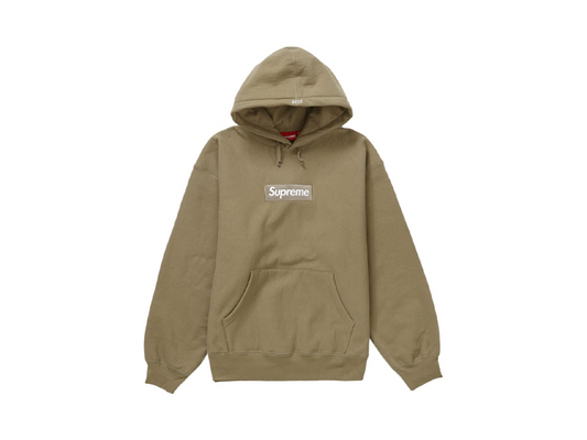 Supreme Box Logo Hooded Sweatshirt (FW23) Dark Sand