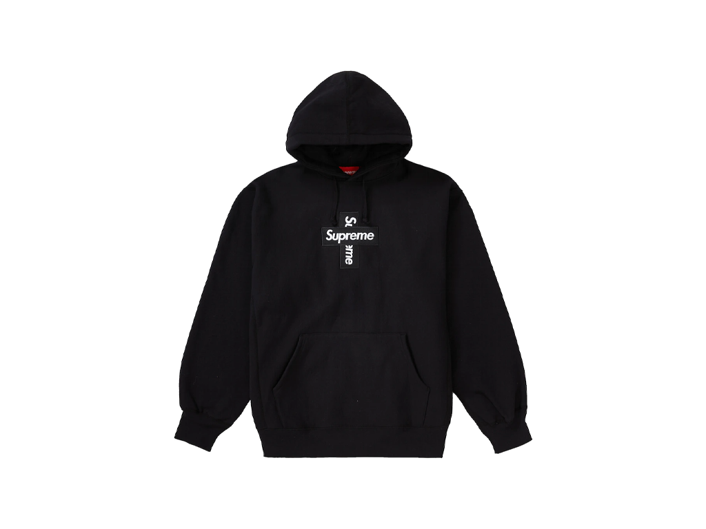 Supreme Cross Box Logo Hooded Sweatshirt Black – pikastore.cz Supreme Cross Box Logo Hooded Sweatshirt Black – pikastore.cz