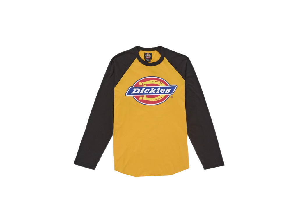Supreme Dickies Raglan L/S Top Black-Supreme-pikastore.cz