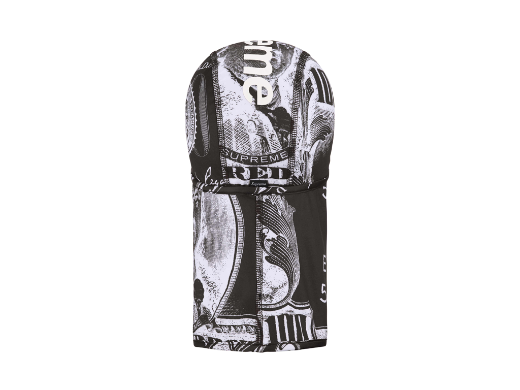 Supreme Lightweight Balaclava Black Money-Supreme-pikastore.cz
