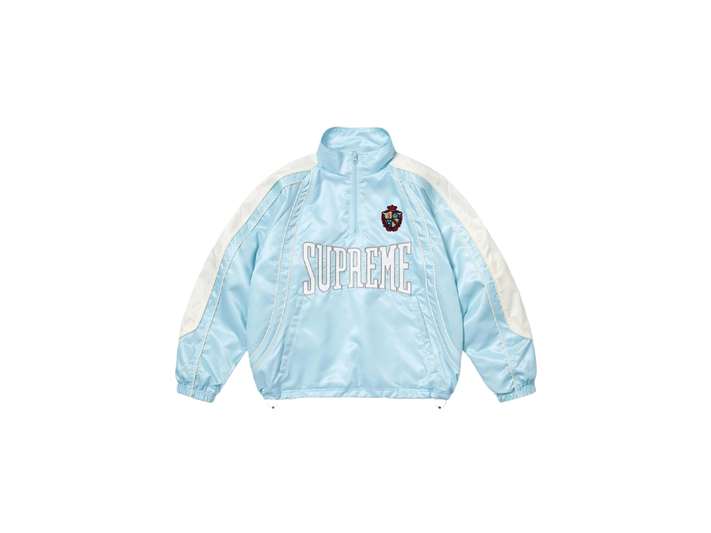 お値下不可supreme Satin Piping Pullover サイズL Supreme Satin Piping Pullover Light Blue Men's - SS25 - US