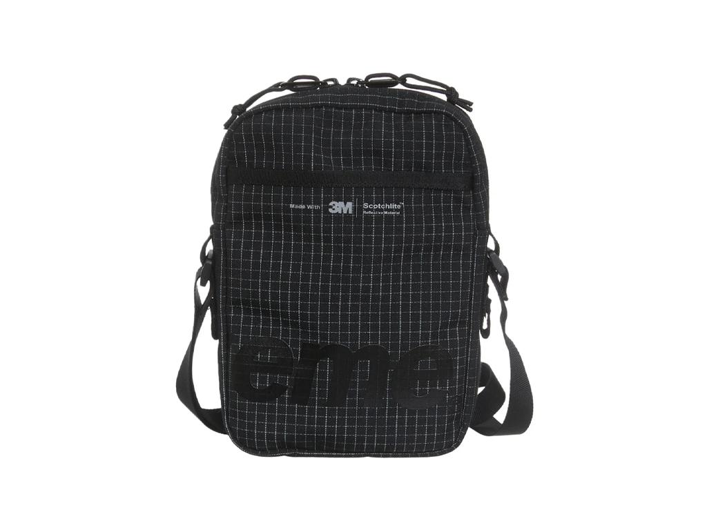 Supreme Woven Shoulder Bag S24 Black-Supreme-pikastore.cz