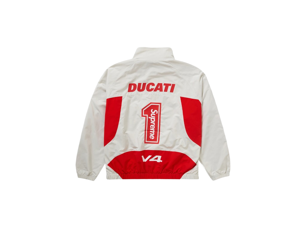 Supreme x Ducati Track Jacket Light Grey-Supreme-pikastore.cz