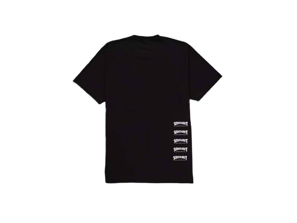 Supreme x Thrasher Back Tail Tee Black-Supreme-pikastore.cz
