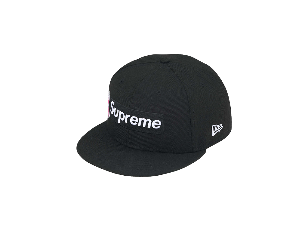 Supreme x New Era Breast Cancer Awareness Box Logo Fitted Hat Green-Supreme-pikastore.cz