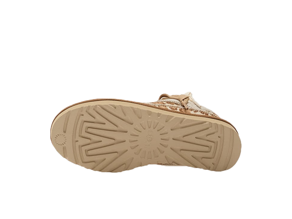 UGG Lowmel Lo Plains Felicity Leopard Jasmine (Women's) – pantofle – fotka 5 z 5