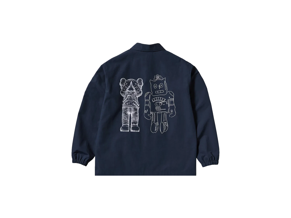 Uniqlo KAWS Warhol UT Coach Jacket Navy-Kaws-pikastore.cz