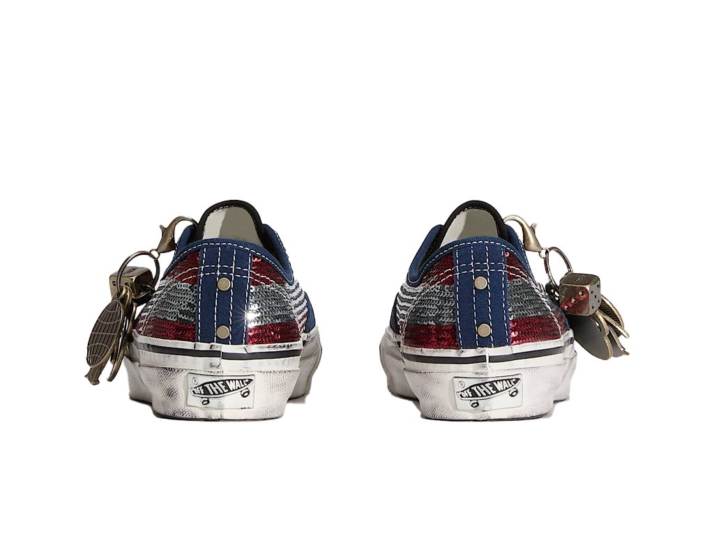 Vans Authentic Premium La Habana - Red Navy-Vans-pikastore.cz