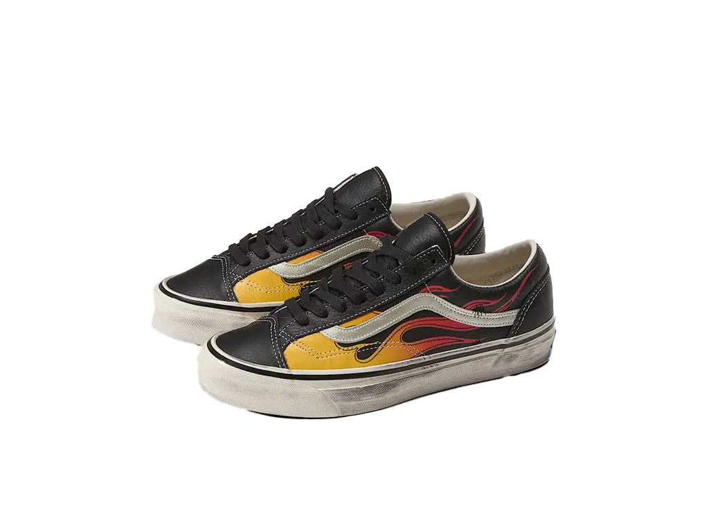 Vans Old Skool LX Archive Flame Black-Vans-pikastore.cz