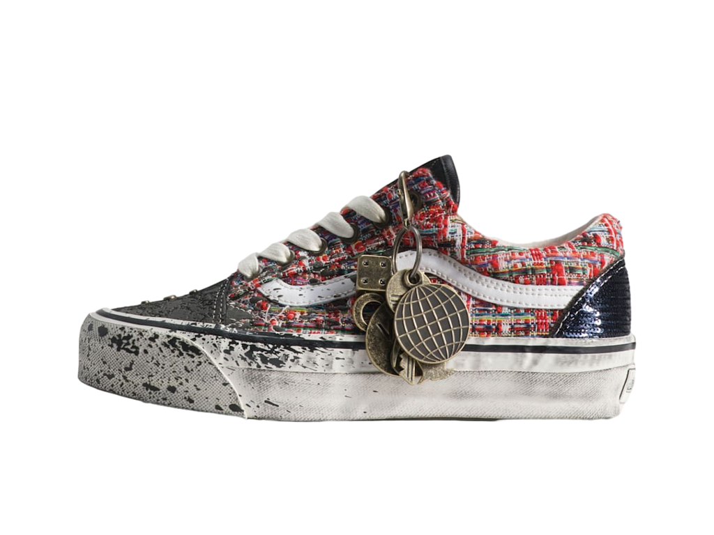 Vans Old Skool Premium Charms Red Black-Vans-pikastore.cz