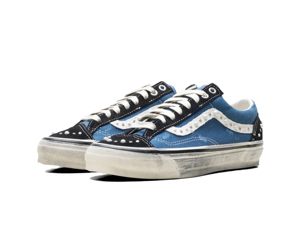 Vans Premium Old Skool Black Navy Blue-Vans-pikastore.cz