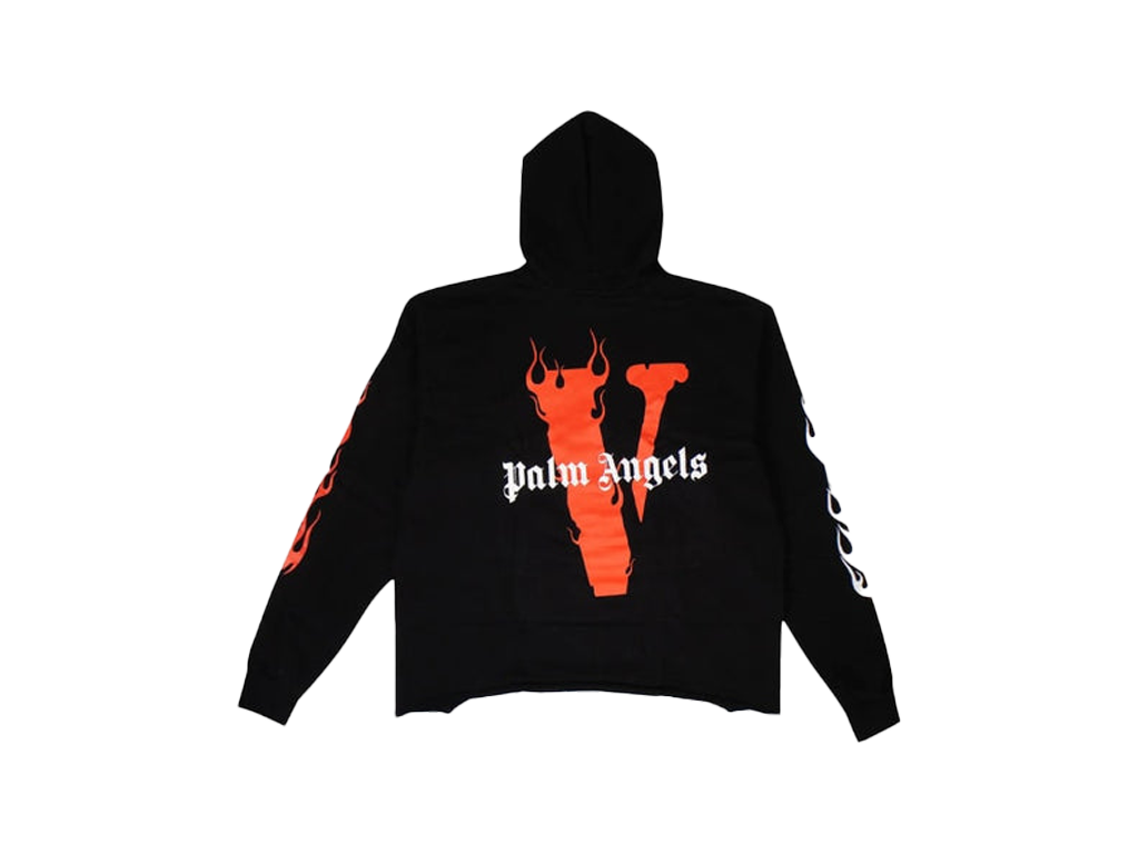 Vlone x Palm Angels Hoodie Black/Red-Vlone-pikastore.cz
