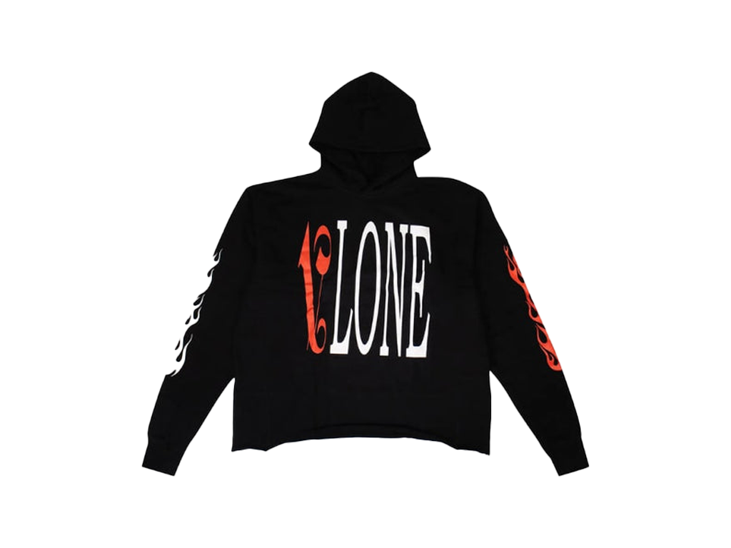 Vlone x Palm Angels Hoodie Black/Red-Vlone-pikastore.cz