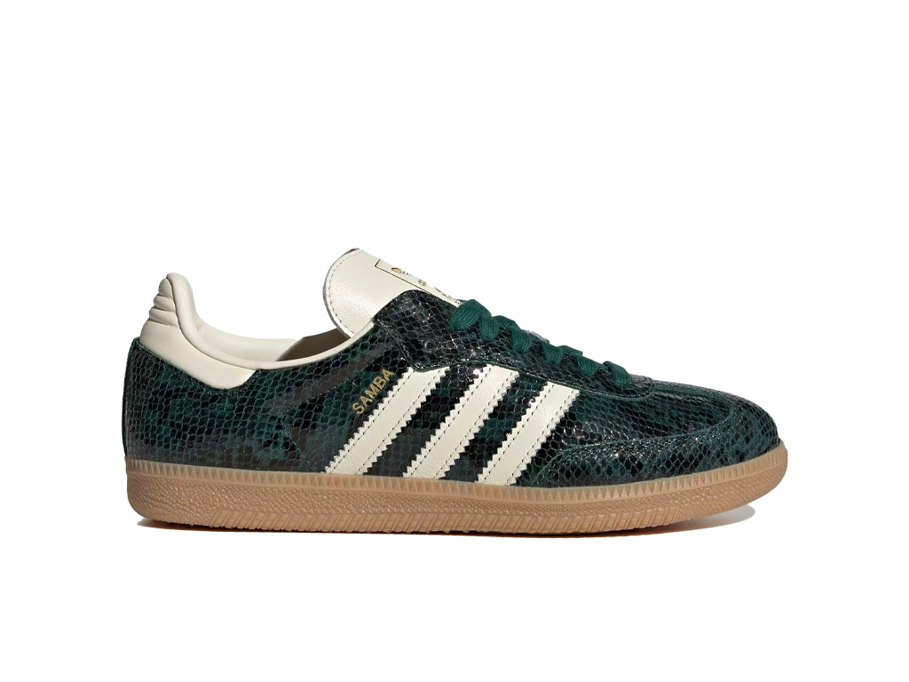 Wmns Samba OG Collegiate Green Gum Snakeskin-Adidas-pikastore.cz