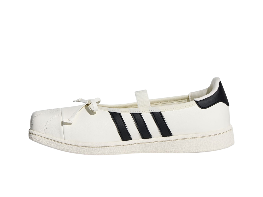 adidas Superstar Square Toe Ballet JENNIE Off White Black (Women's)-Adidas-pikastore.cz
