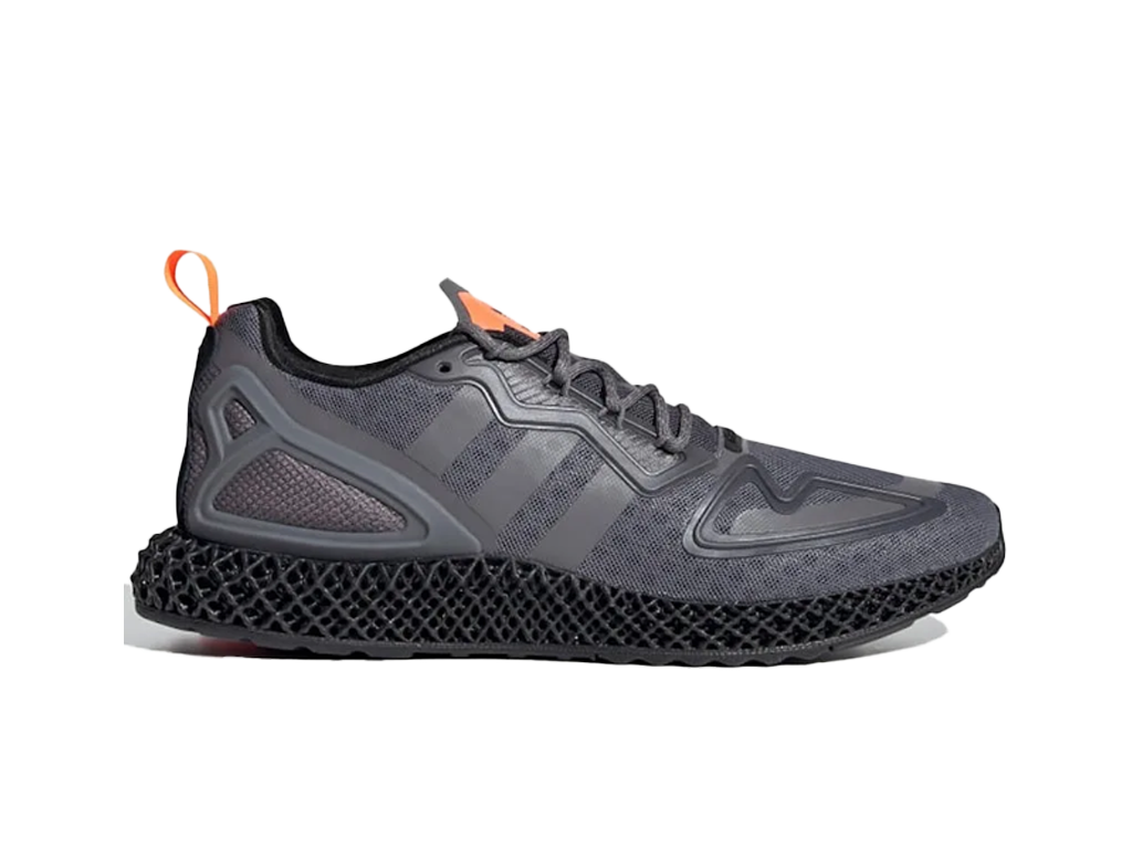 adidas ZX 2K 4D Grey Four Solar Orange – маратонки – снимка 3 от 5
