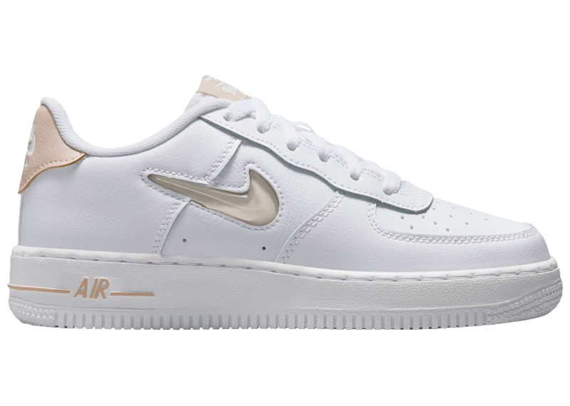 Nike Air Force 1 Low Jewel GS White Pale Ivory
