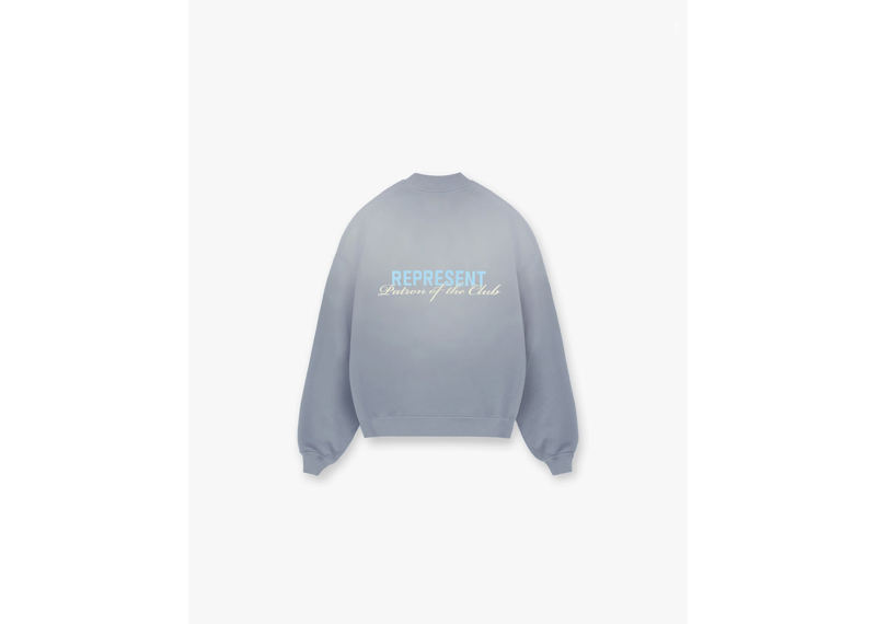 Represent Patron Of The Club Sweater Washed Grey-Represent-pikastore.cz