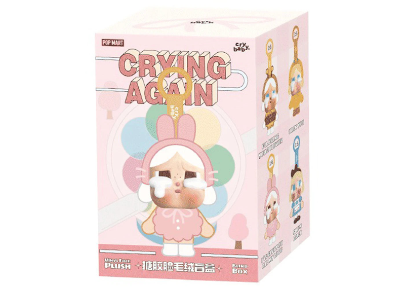 Pop Mart CryBaby Crying Again Series Vinyl Face Plush Single Blind Box-Pop Mart-pikastore.cz