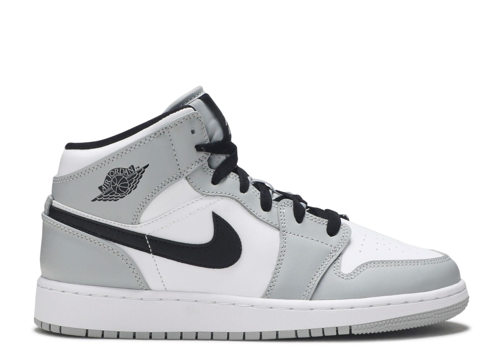 Nike Air Jordan 1 Mid GS Light Smoke Grey-Air Jordan-pikastore.cz