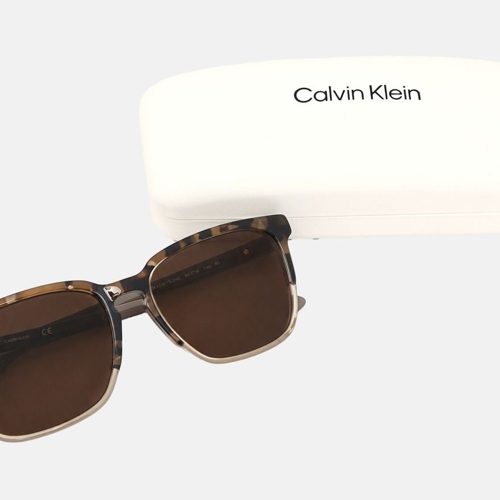Calvin Klein Sunglasses Sand – okulary – zdjęcie 3 z 4