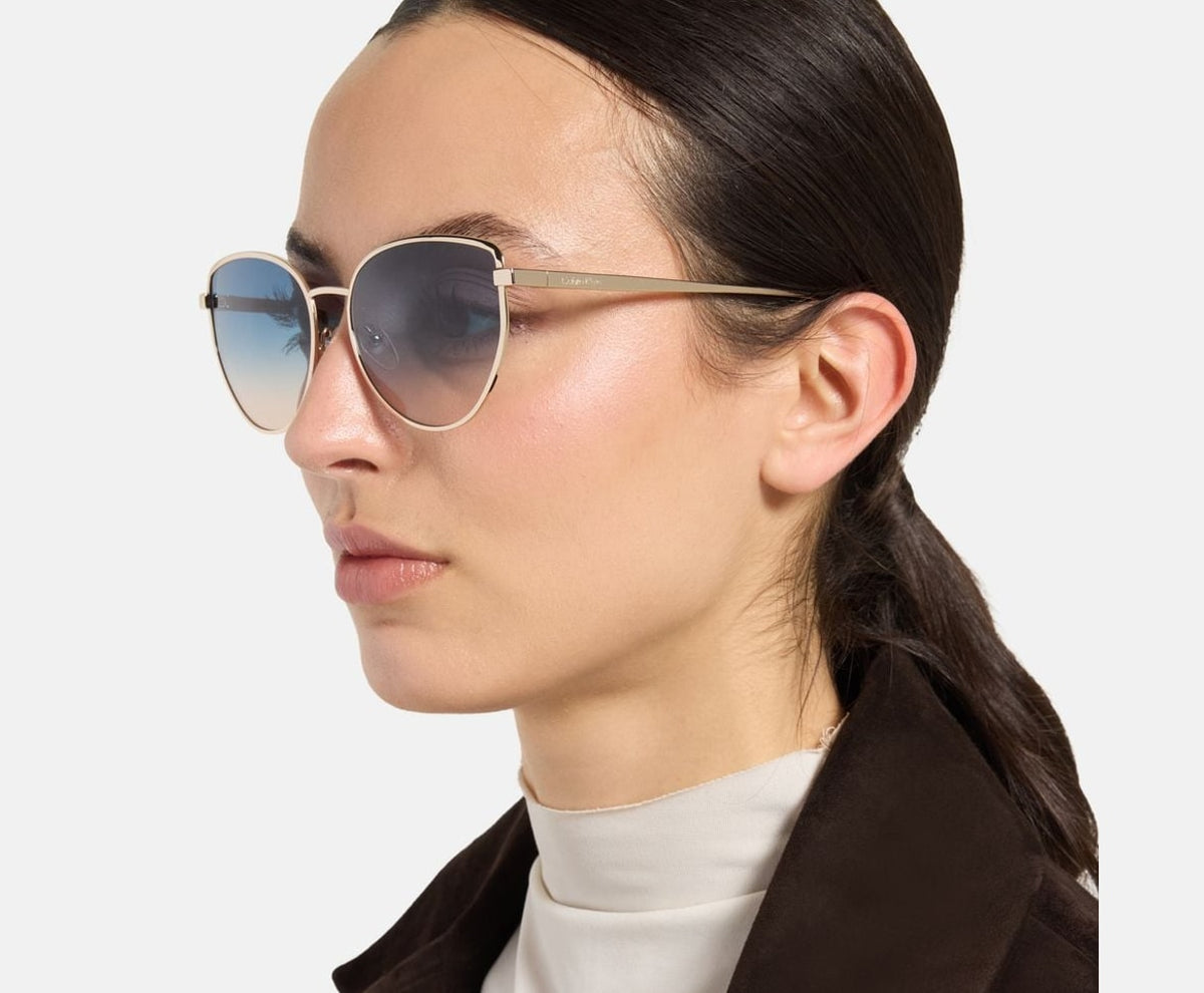 Calvin Klein Sunglasses Silver – akcesoria – zdjęcie 4 z 4
