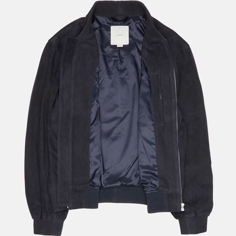 Calvin Klein Leather blouson Blue – odjeća – fotografija 5 od 6