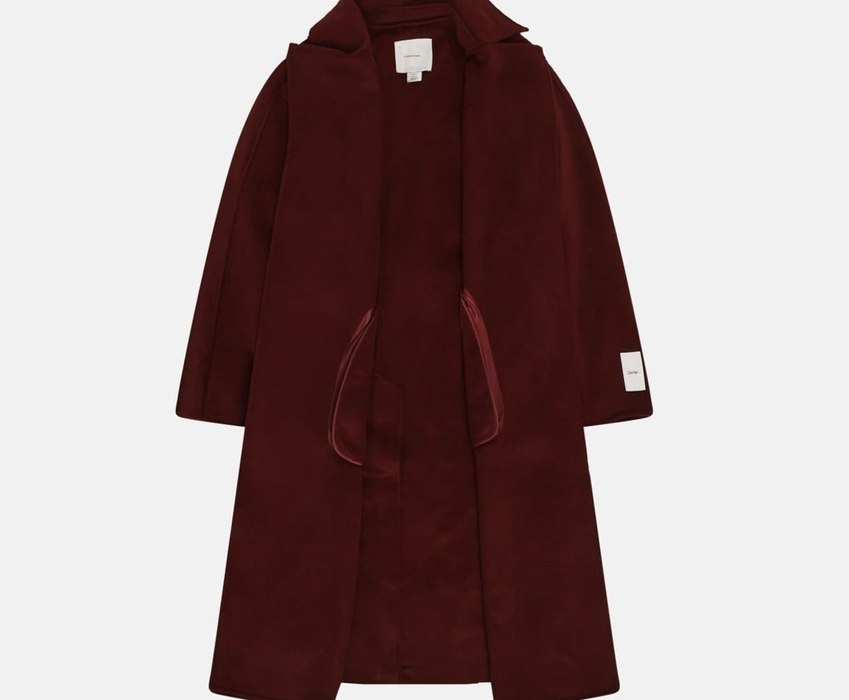 Calvin Klein Wool-blend coat Red – takki – kuva 5/6