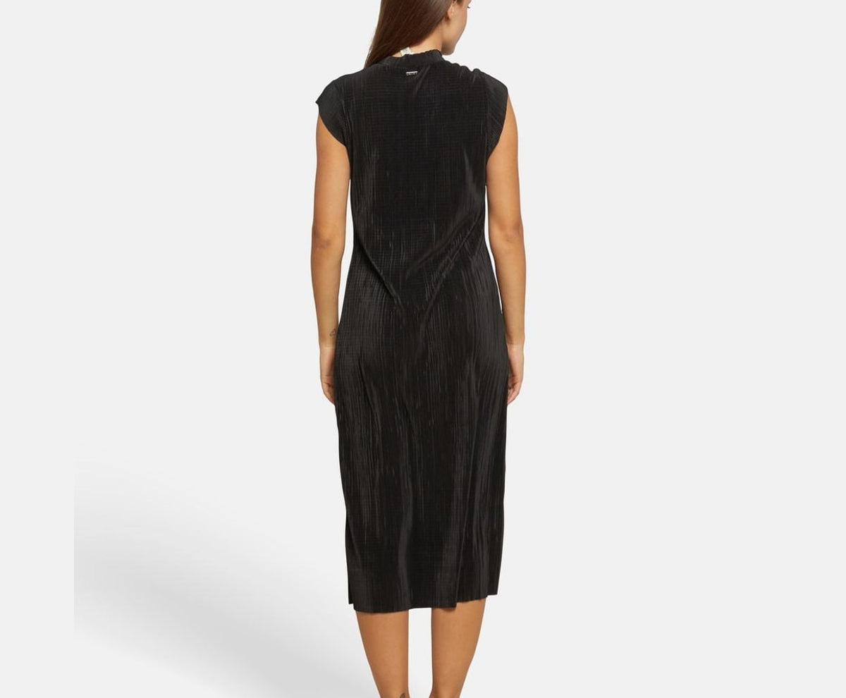 Calvin Klein Ribbed dress Black – vaatteet – kuva 4/5
