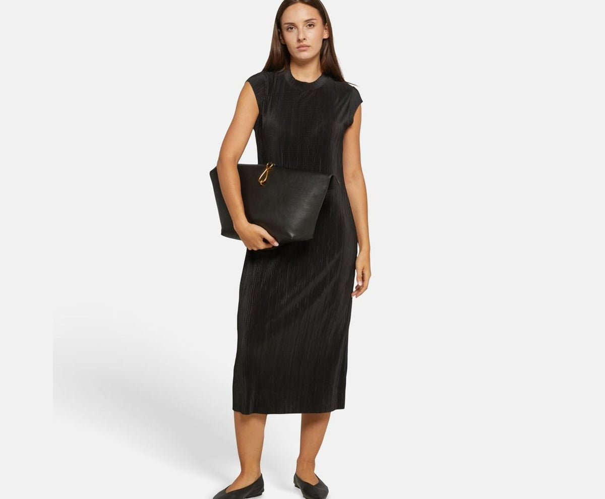Calvin Klein Ribbed dress Black – vaatteet – kuva 5/5