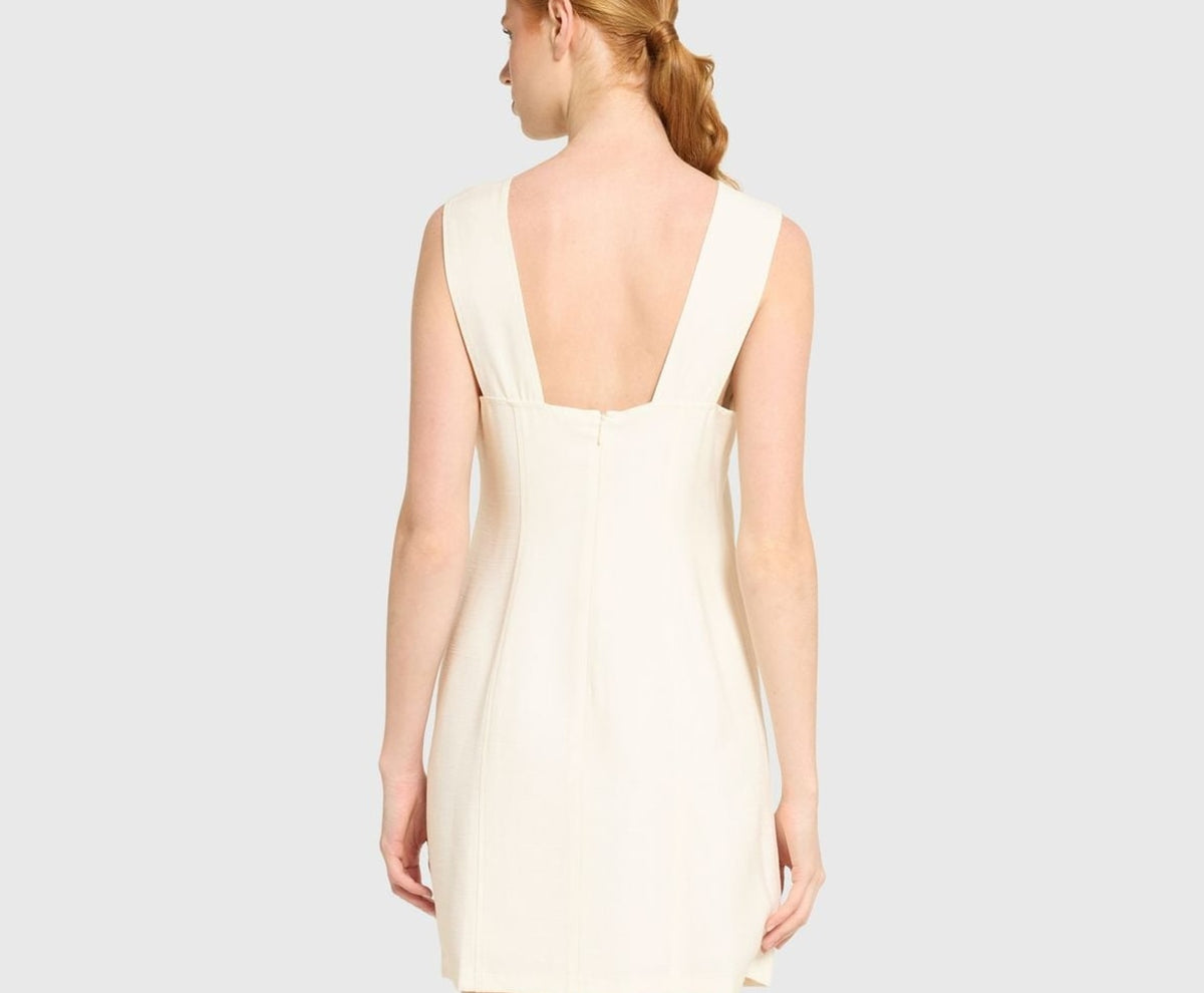 Calvin Klein Mini dress Natural – oblečení – fotka 4 z 5