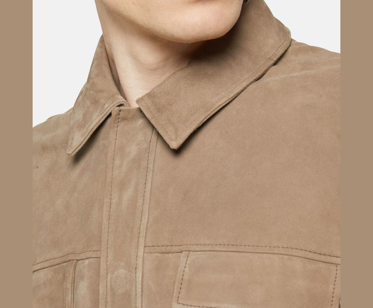 Calvin Klein Leather jacket Light Grey – куртка – фото 3 з 6