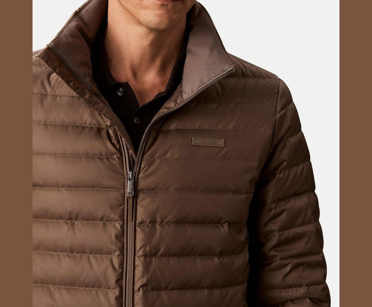 Calvin Klein Quilted jacket Grey – яке – снимка 3 от 5