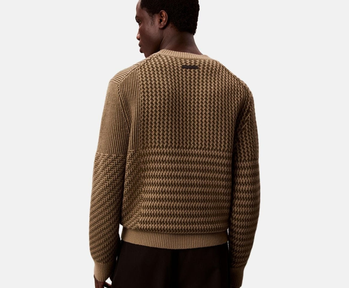 Calvin Klein Wool-blend pullover Beige – ruházat – fotó 4/5