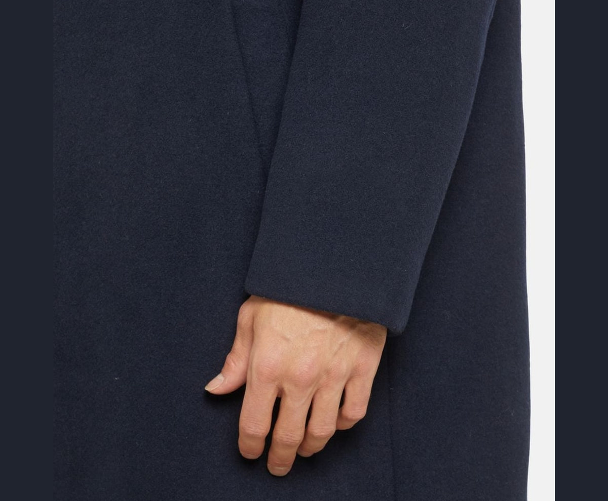 Calvin Klein Wool-blend coat Blue – geacă – fotografia 3 din 6