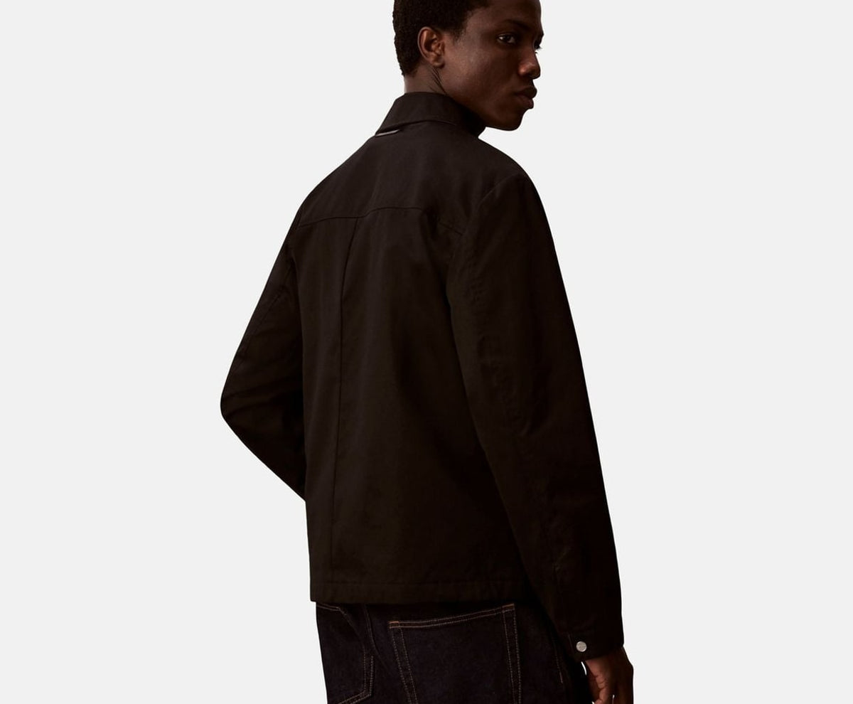 Calvin Klein Shirt jacket Black – chemise – photo 4 sur 5