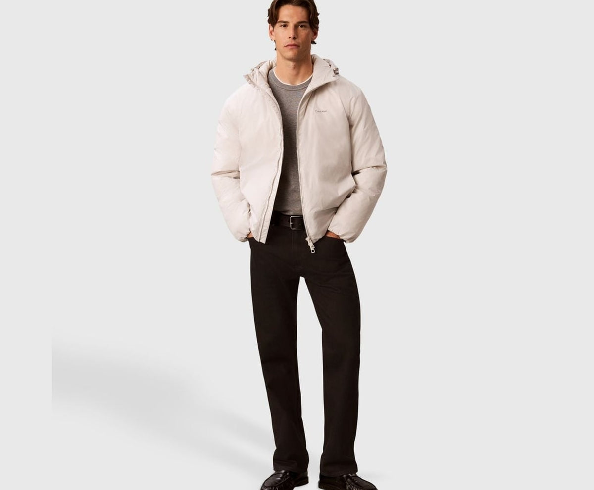 Calvin Klein Transitional jacket Off-white – bunda – fotka 5 z 5