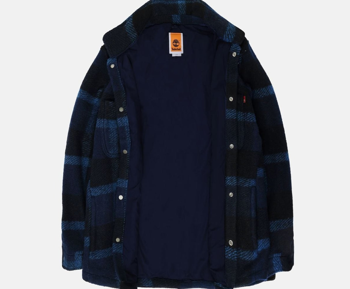 Timberland Wool-blend shacket Midnight Blue – odzież – zdjęcie 5 z 6