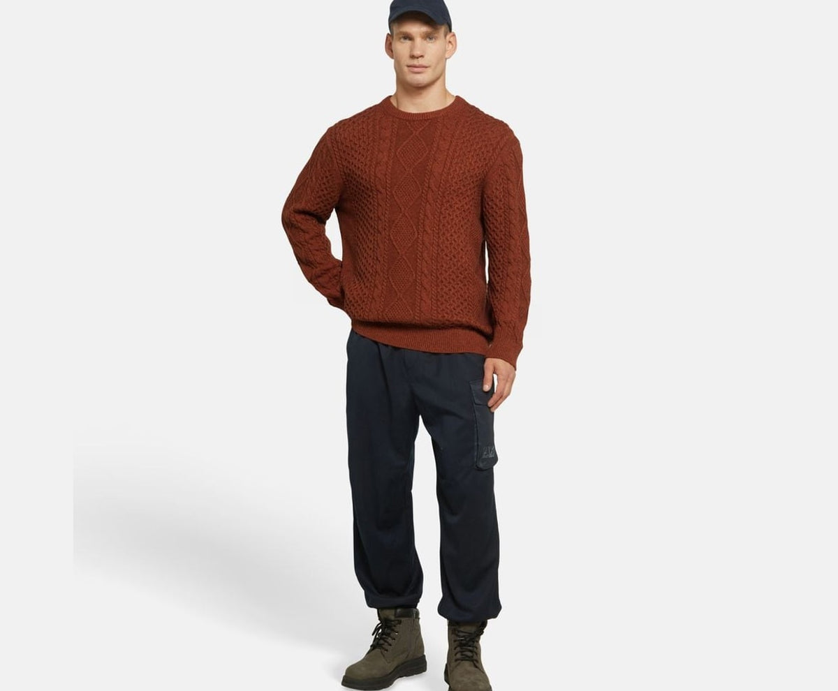 Timberland Knitted jumper Phillips Brook Cherry Red – odzież – zdjęcie 5 z 5