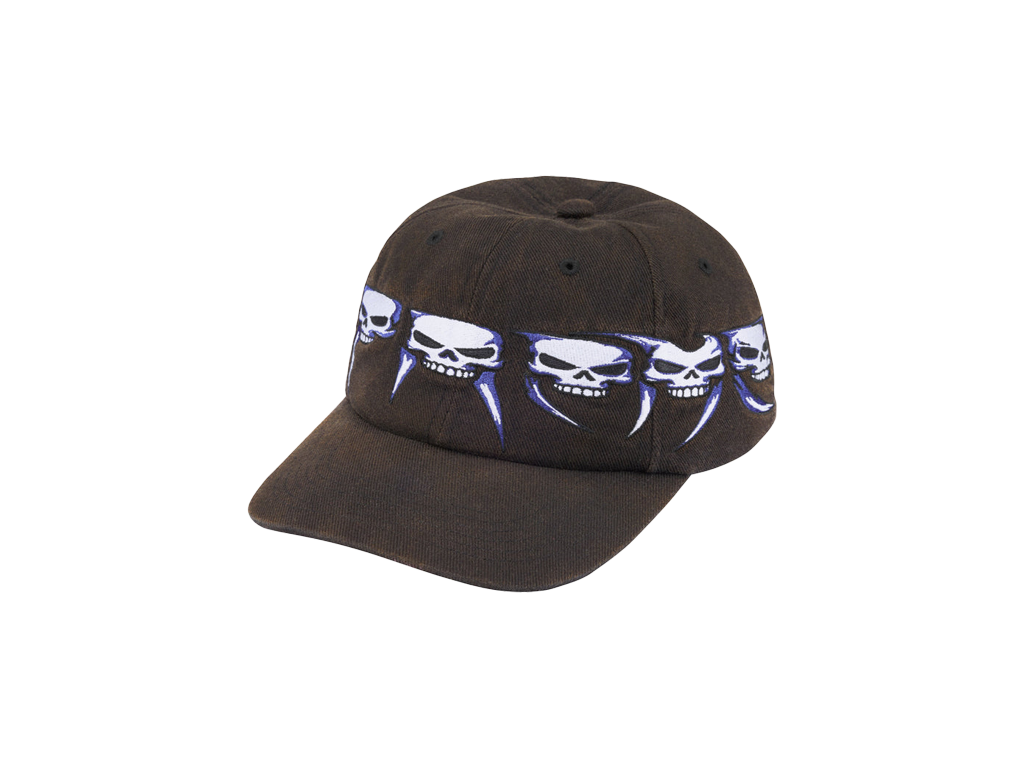 Supreme Skulls Spellout 6-Panel Black-Supreme-pikastore.cz